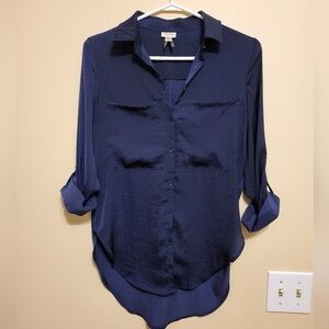 Dynamite tab sleeve blouse